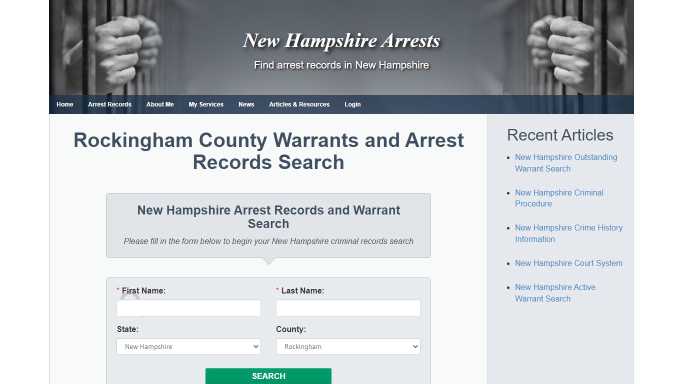 Rockingham County Warrants and Arrest Records Search